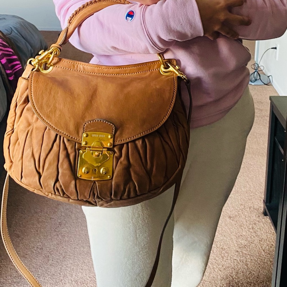 Authentic Prada Miu Miu Matelasse